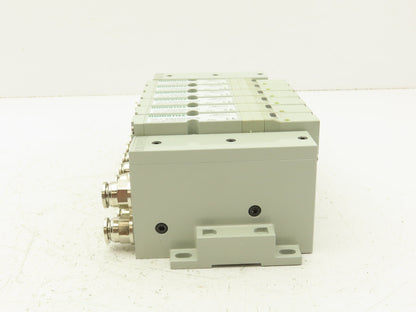 Numatics I63BA4Z2KN00030 120V Pneumatic Solenoid Valve 8-Station Manifold Assy