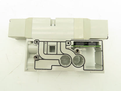 Numatics I63BB4Z2KN00030 Pneumatic Double Solenoid Valve w/Manifold 120V 5/2