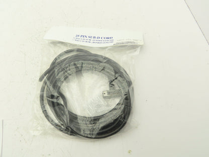 Numatics 25-15-90 Manifold Cordset 25-Pin Sub-D Female Elbow 15' Cord