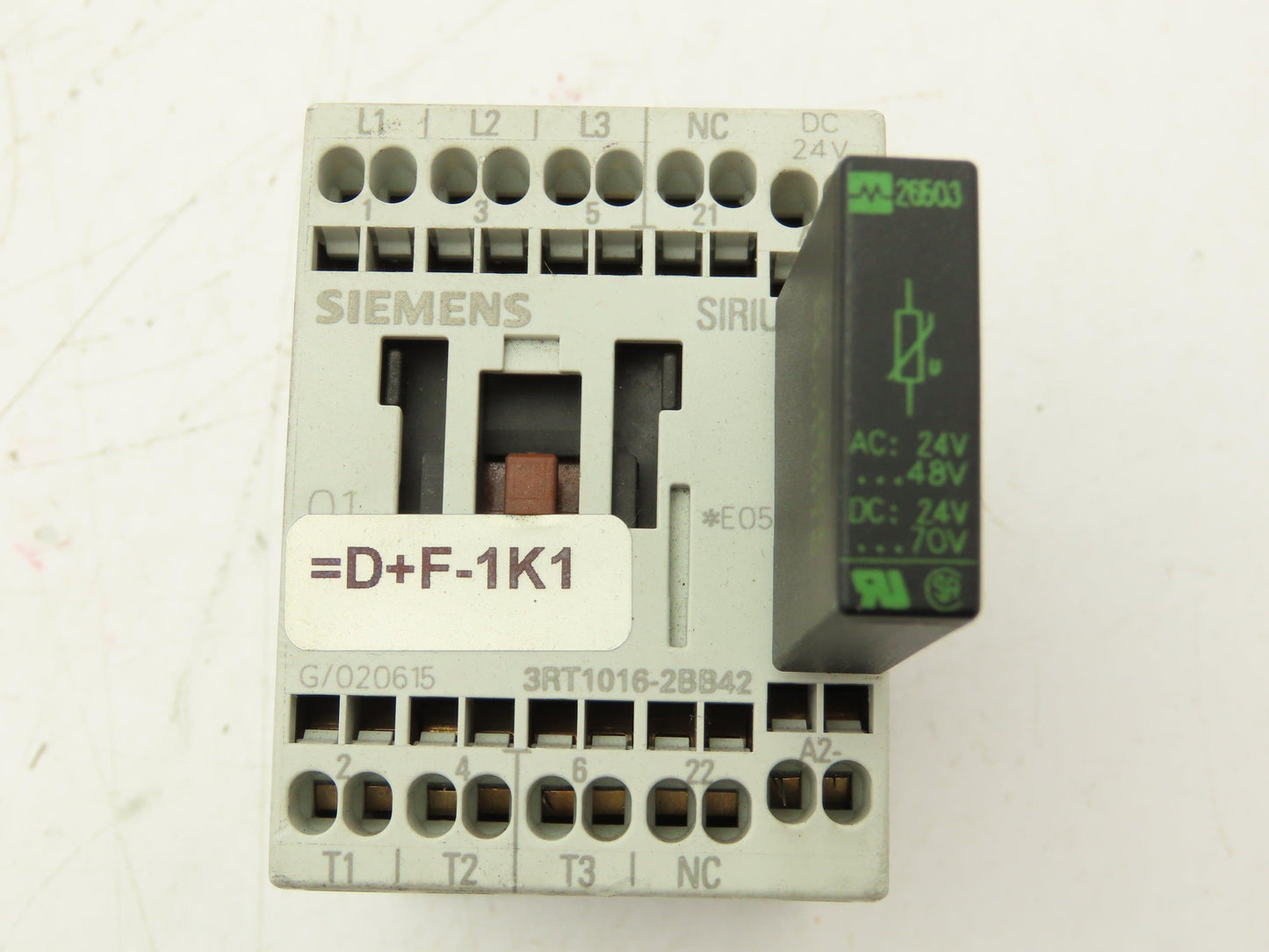 Siemens 3RT1016-2BB42 Contactor 3 Pole 20A 600V Lot of 4