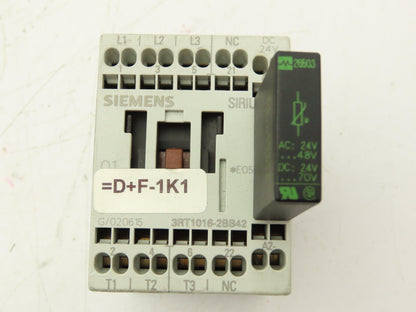 Siemens 3RT1016-2BB42 Contactor 3 Pole 20A 600V Lot of 4