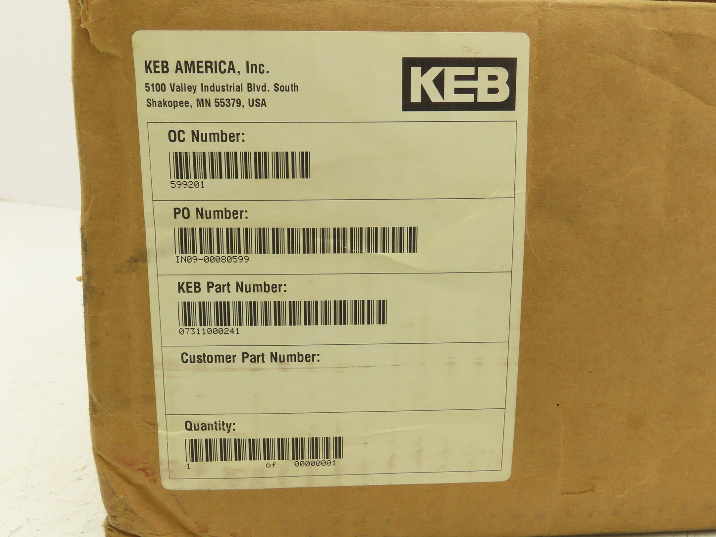 KEB America Electric Clutch Brake 67mm Bore 7.4" OD