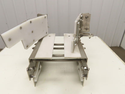Arrowhead 10" Tabletop Belt Stainless Bottle Conveyor Diverter Section 12"L