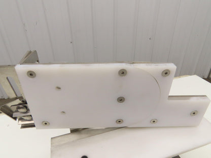 Arrowhead 10" Tabletop Belt Stainless Bottle Conveyor Diverter Section 12"L