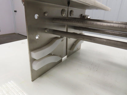 Arrowhead 10" Tabletop Belt Stainless Bottle Conveyor Diverter Section 12"L