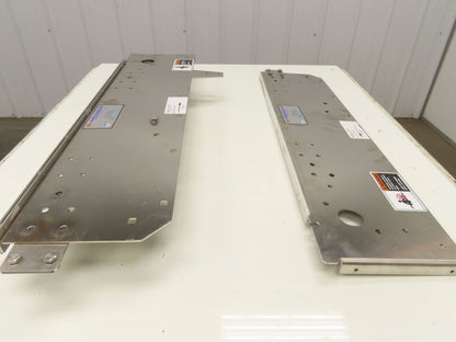 Arrowhead Tabletop Belt Steel Bottle Conveyor Set of 2 Side Panels 36" Section