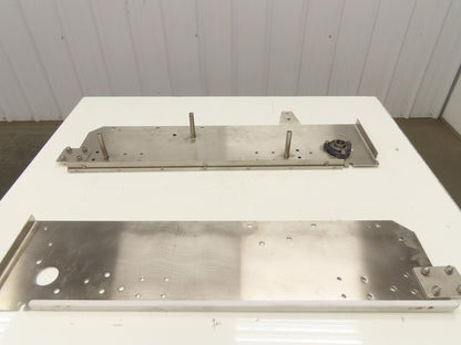 Arrowhead Tabletop Belt Steel Bottle Conveyor Set of 2 Side Panels 36" Section
