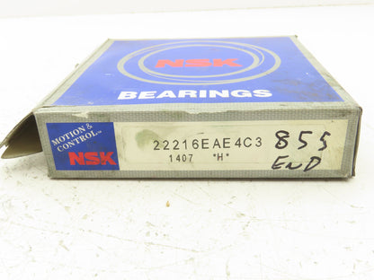 NSK 22216EAE 4C3 Spherical Roller Bearing 80mm ID 140mm OD