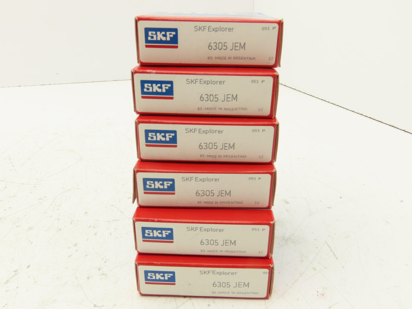 SKF 6305 JEM Deep Groove Ball Bearing 25mm ID 62mm OD Lot of 6
