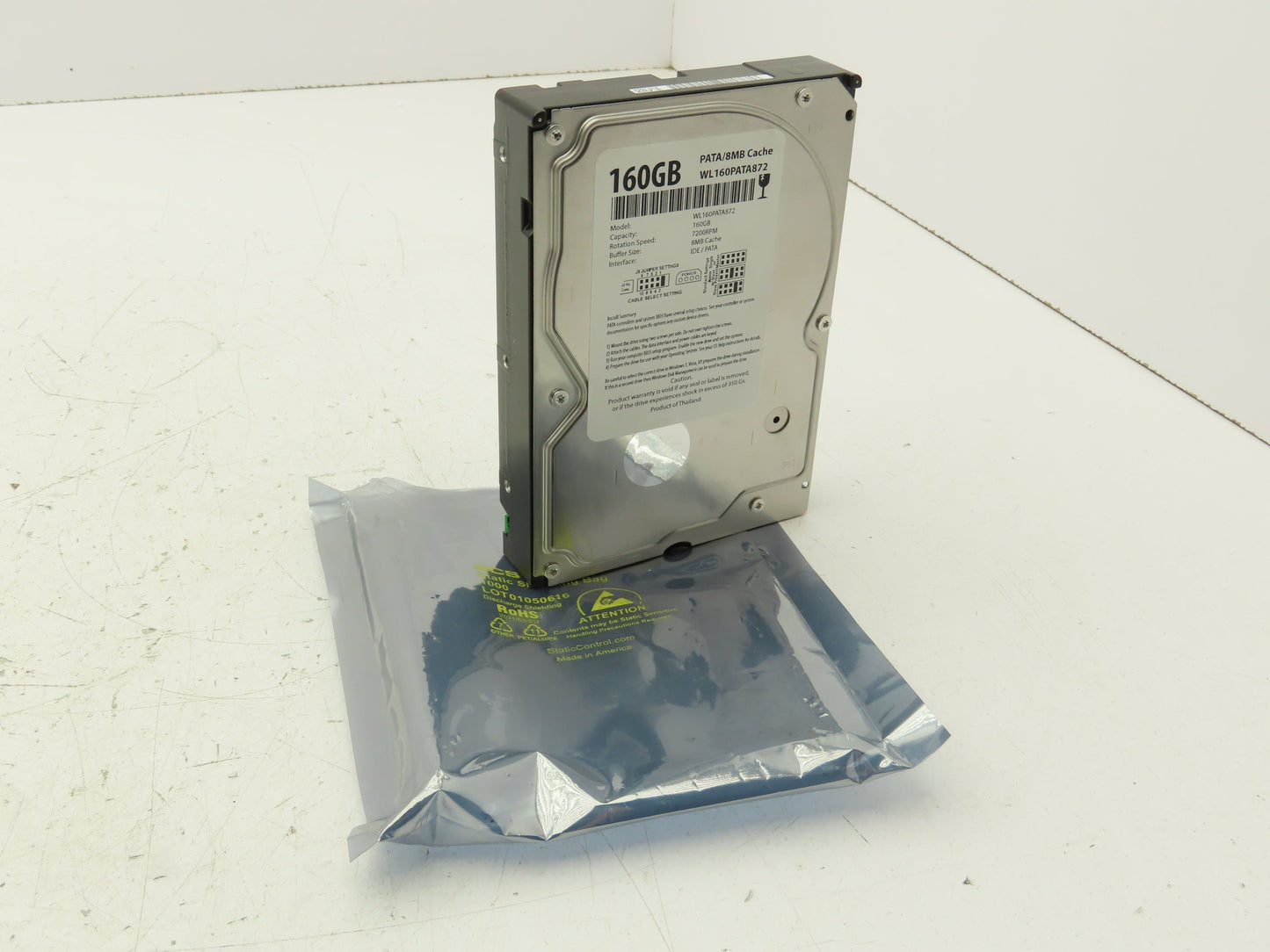 White Label WL160PATA872 160GB PATA/8MB Cache Notebook Hard Drive