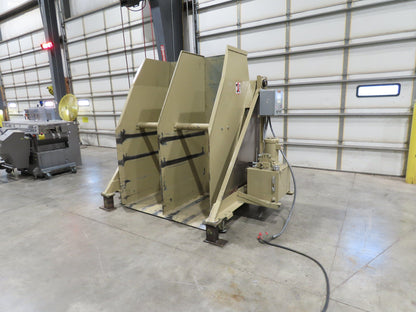 MTC LE-SL Hydraulic Tote Dumper 2-Bin 1/2 Yd Hopper Box Tipper 2000Lb 3Hp 460V