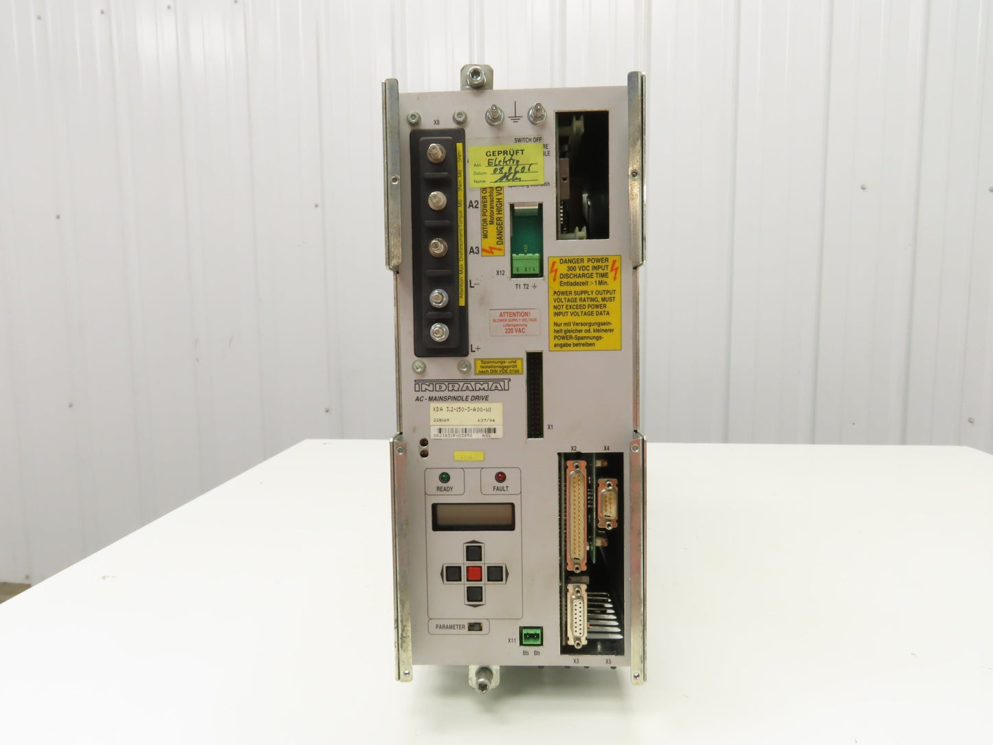 Indramat KDA 3.2-150-3-A00-W1 AC Main Servo Spindle Drive 150A 300V