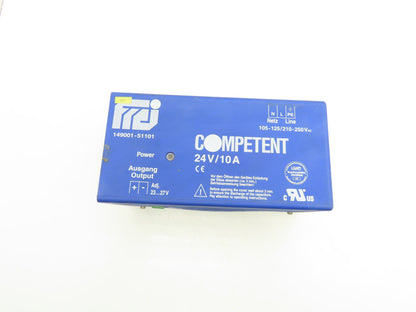 Competent 149001-51101 Power Supply Regulator PRI 115/230V SEC 24V 10A