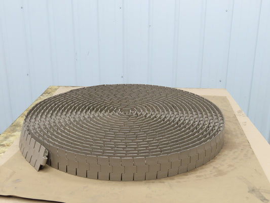 Habasit 880K 3.25" TableTop Chain Plastic Conveyor Belt Tab Type Side-Flex 96'