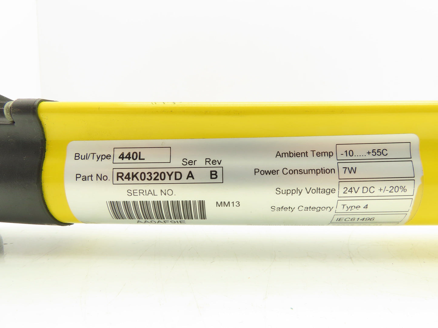 Allen Bradley R4K0320YD GuardMaster Safety Light Curtain Receiver 320mm