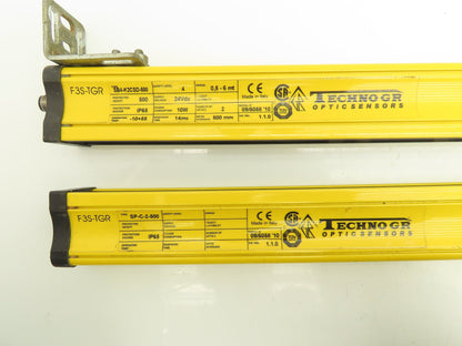Techno GR SP-C-2-500 Safety Light Curtain Transmitter/Receiver Set 500mm