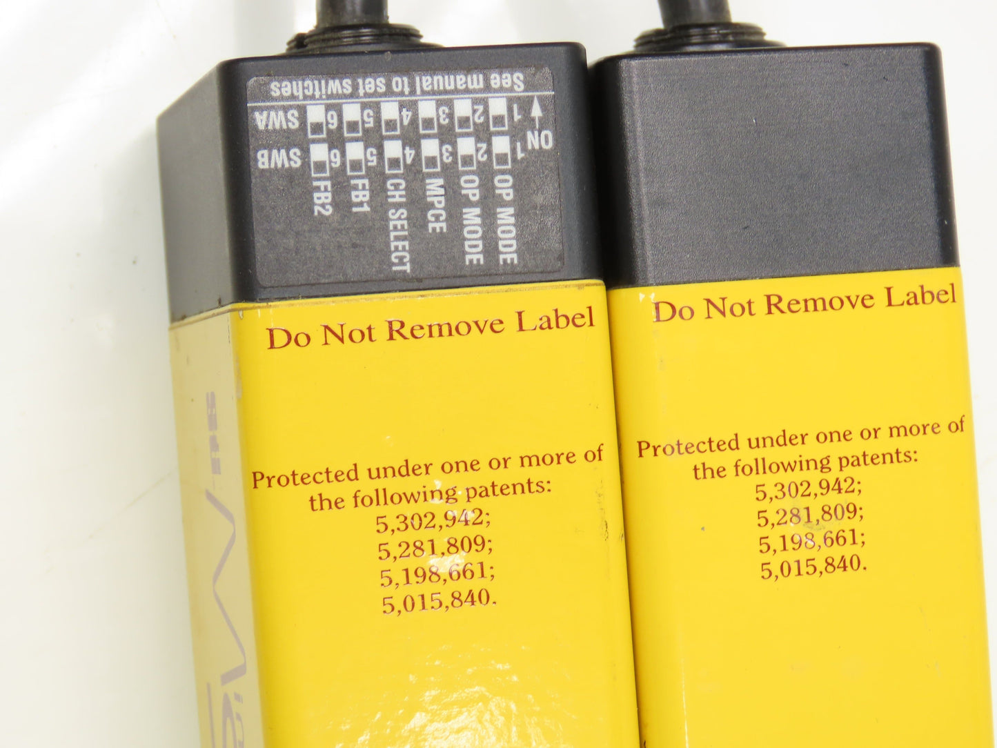 STI MS46-20-1215-R-FP Safety Light Curtain Transmitter/Receiver Set 48"