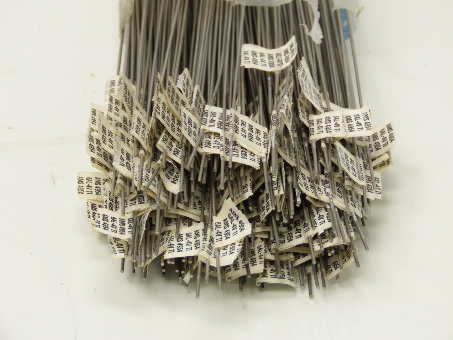 6AL-4VTI Titanium Welding Wire Rod 1/32 x 36" Long Lot of 330