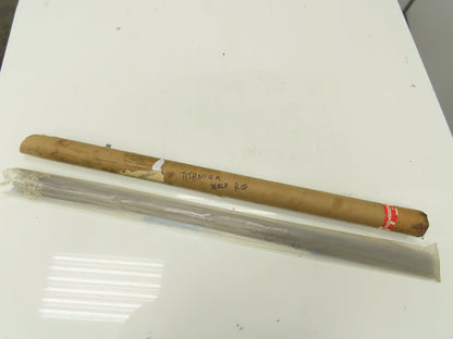 6AL-4VTI Titanium Welding Wire Rod 1/32 x 36" Long Lot of 330