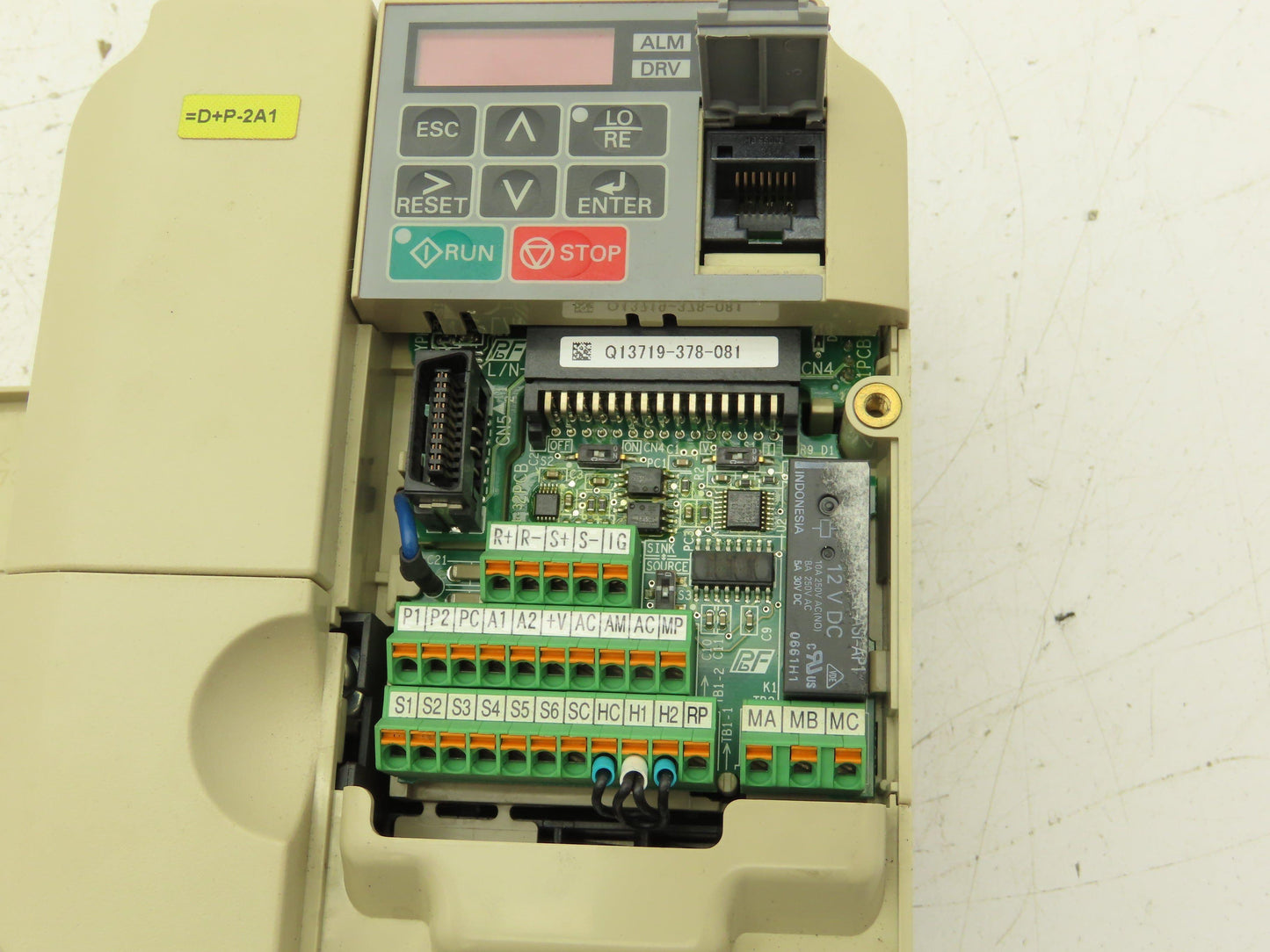 Yaskawa CIMR-VC4A0001BAA VFD AC Inverter Drive 0.37kW 480V 3PH
