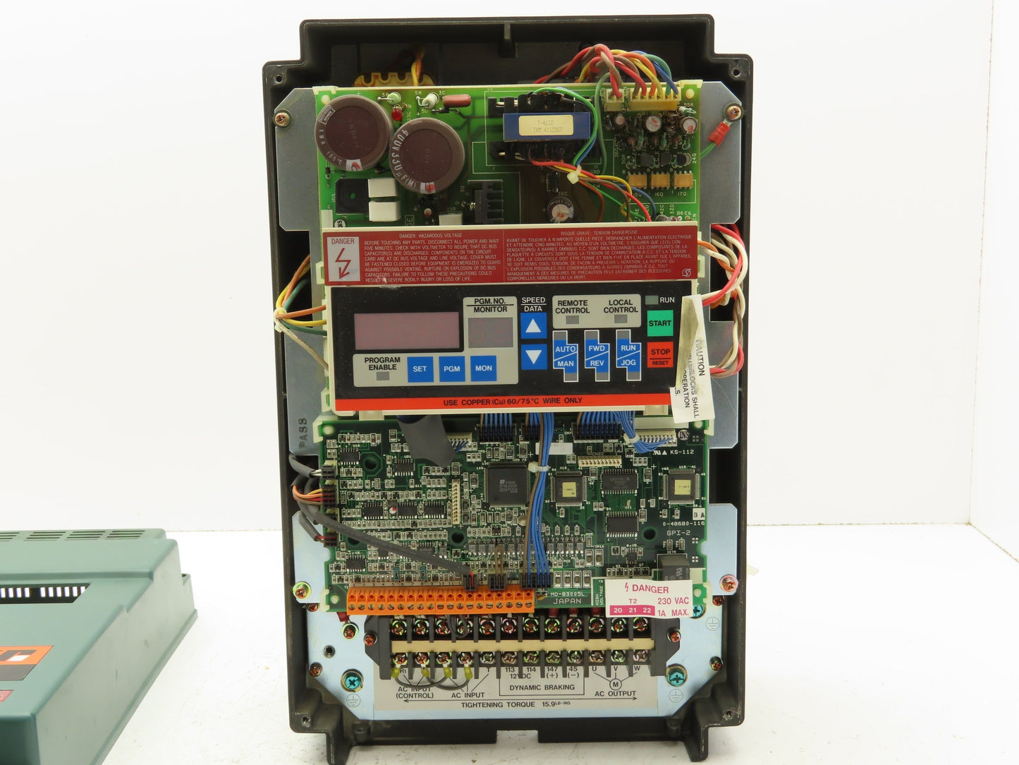 Reliance Electric 2GU41002 GP-2000 AC VS Drive 2HP 460V 3PH 2.7KVA