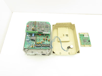 ABB ACS201-1P6-3-00-10 ACS 200 AC VFD Drive 1HP 480V 3PH Broken Cover