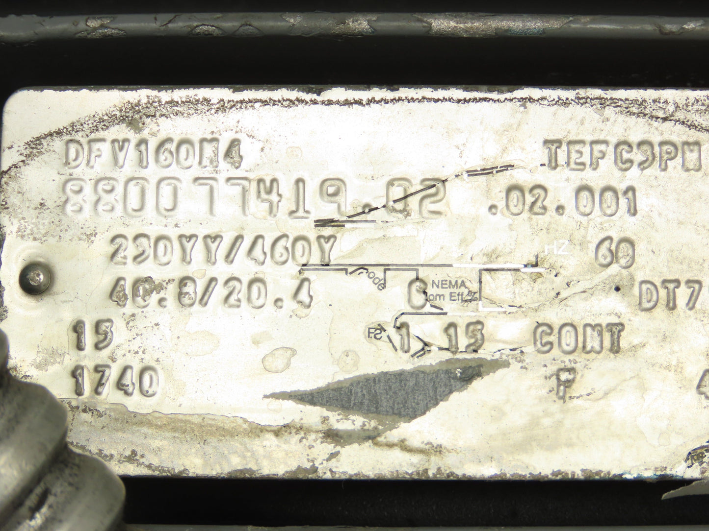 Sew Eurodrive KA77TDV160M4 Gearmotor 15Hp 230/460 3PH 129rpm 13.5:1 Hollow Shaft