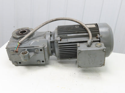 Sew Eurodrive KA77TDV160M4 Gearmotor 15Hp 230/460 3PH 129rpm 13.5:1 Hollow Shaft