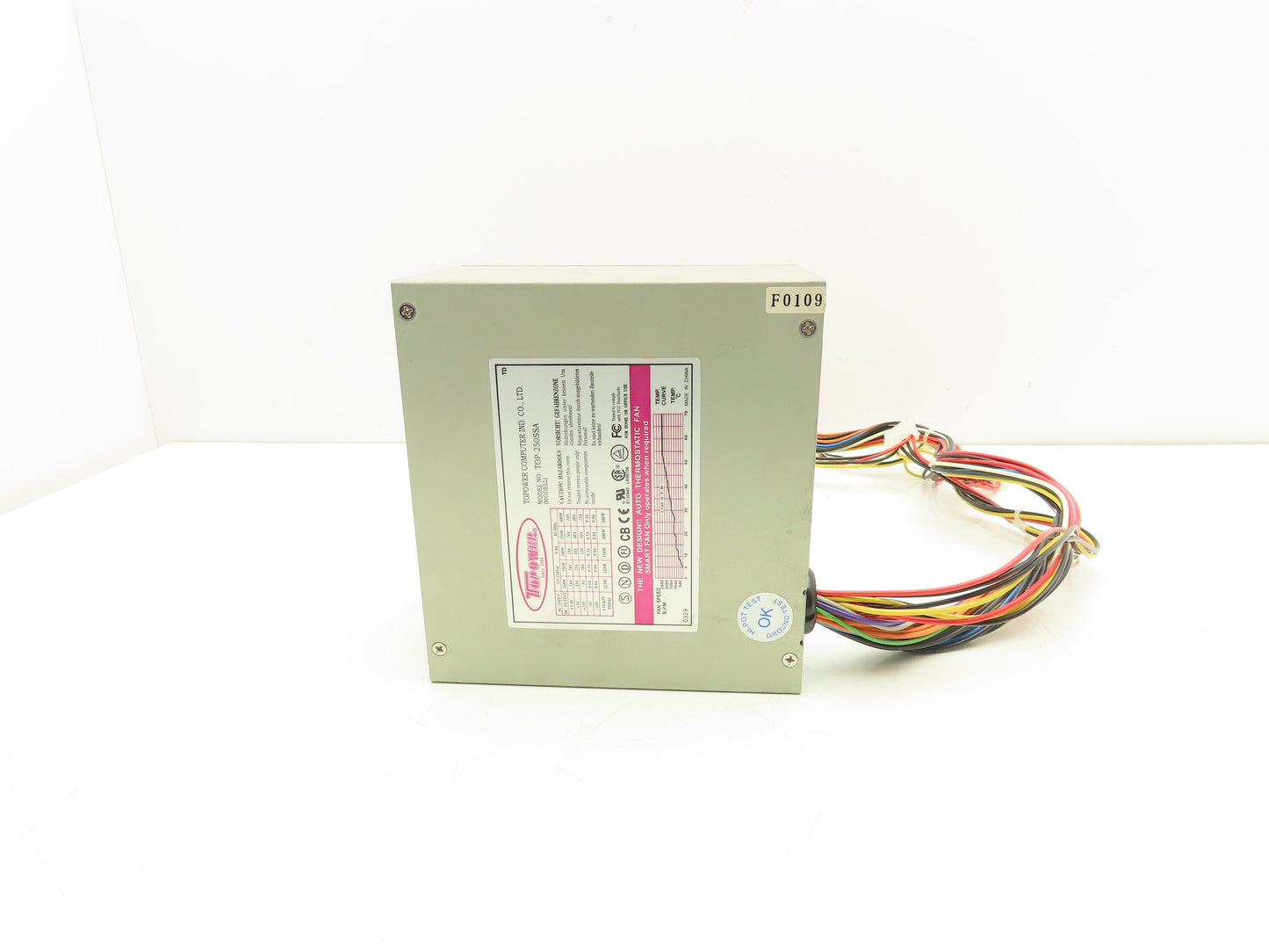 Topower TOP-250SSA ATX Power Supply Module 115/230V 250W