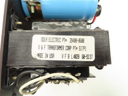 Sola 29400-0600 Power Supply Circuit Board Assembly 24V