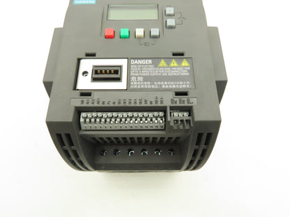 Siemens 6SL3210-5BB21-1UV0 Sinamics Variable Frequency Drive VFD 1.5Hp 240V 1Ph