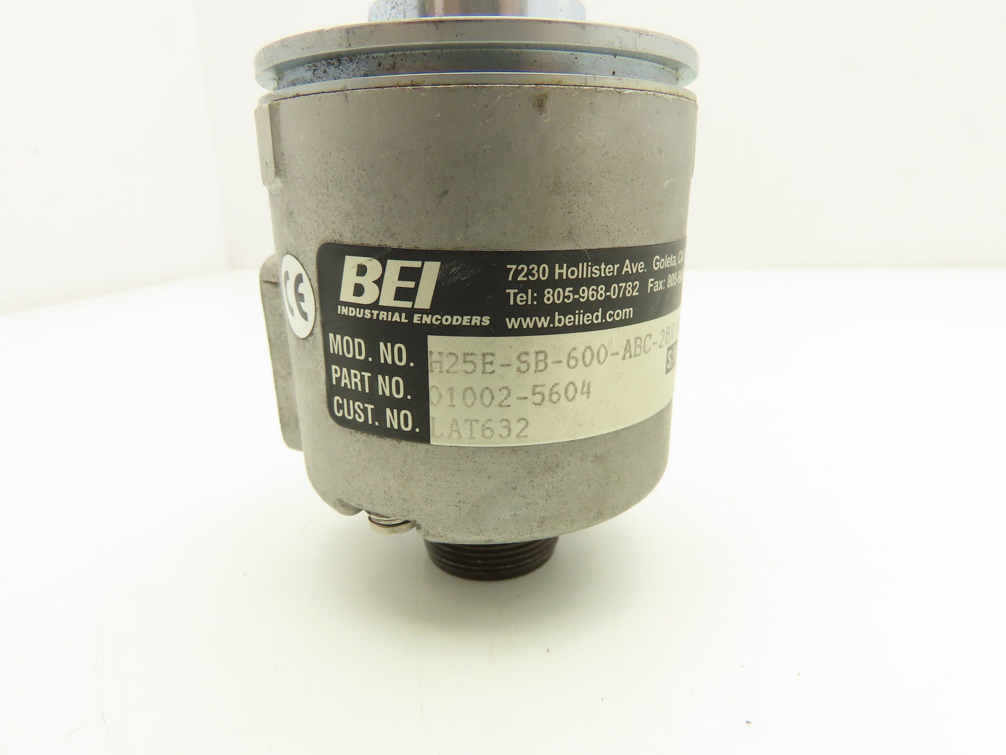 BEI Sensors H25E-SB-600-ABC-28V/V-EM16 Rotary Encoder 5-28VDC