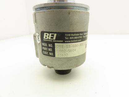 BEI Sensors H25E-SB-600-ABC-28V/V-EM16 Rotary Encoder 5-28VDC