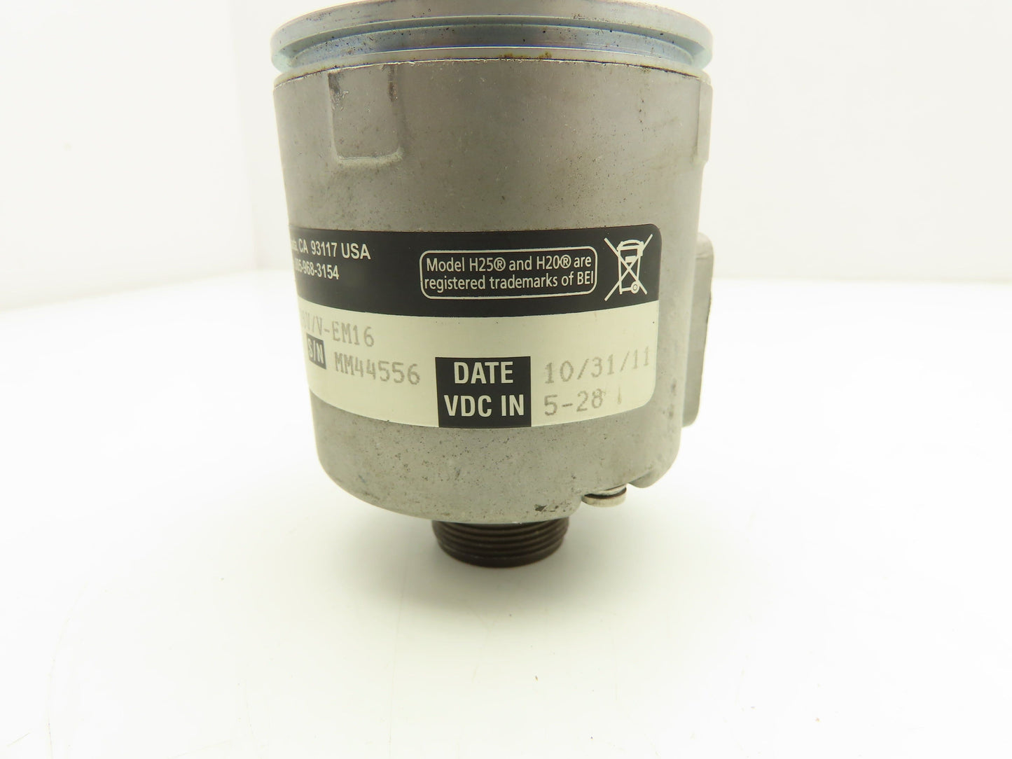 BEI Sensors H25E-SB-600-ABC-28V/V-EM16 Rotary Encoder 5-28VDC