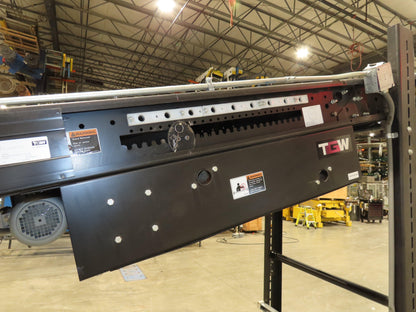 TGW CRUZ Incline Slider Bed 28" Belt Conveyor Variable Speed Drive 460V 17' 8"L