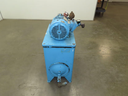 Continental PVR1-8B10-RM Hydraulic Power Unit 20 Gal 9 GPM 1000 PSI 5Hp 460V