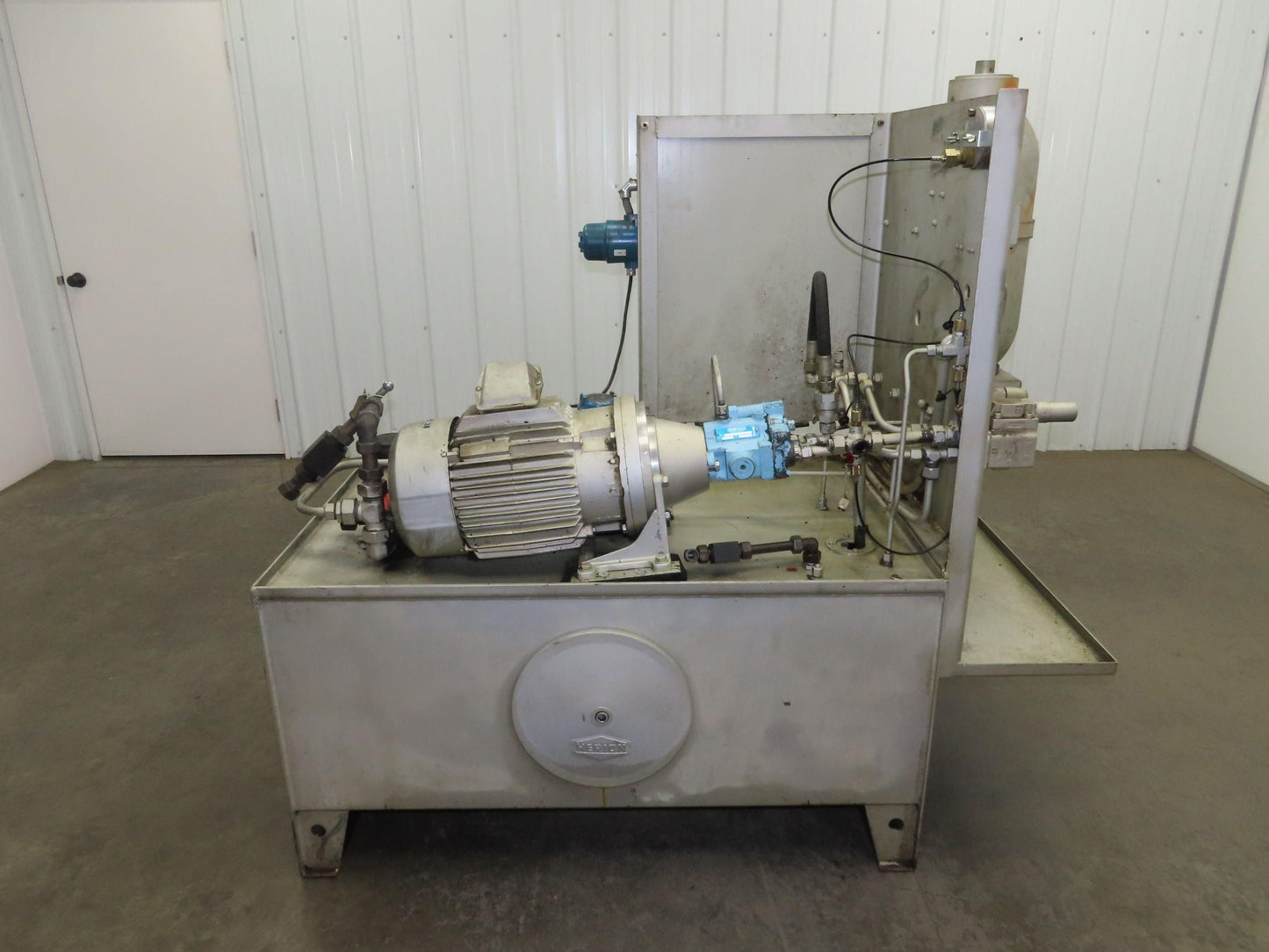 Herion Hydraulic Power Unit 10Hp 120 Gal 4500 PSI Denison Pump PV6-2R1C-C02