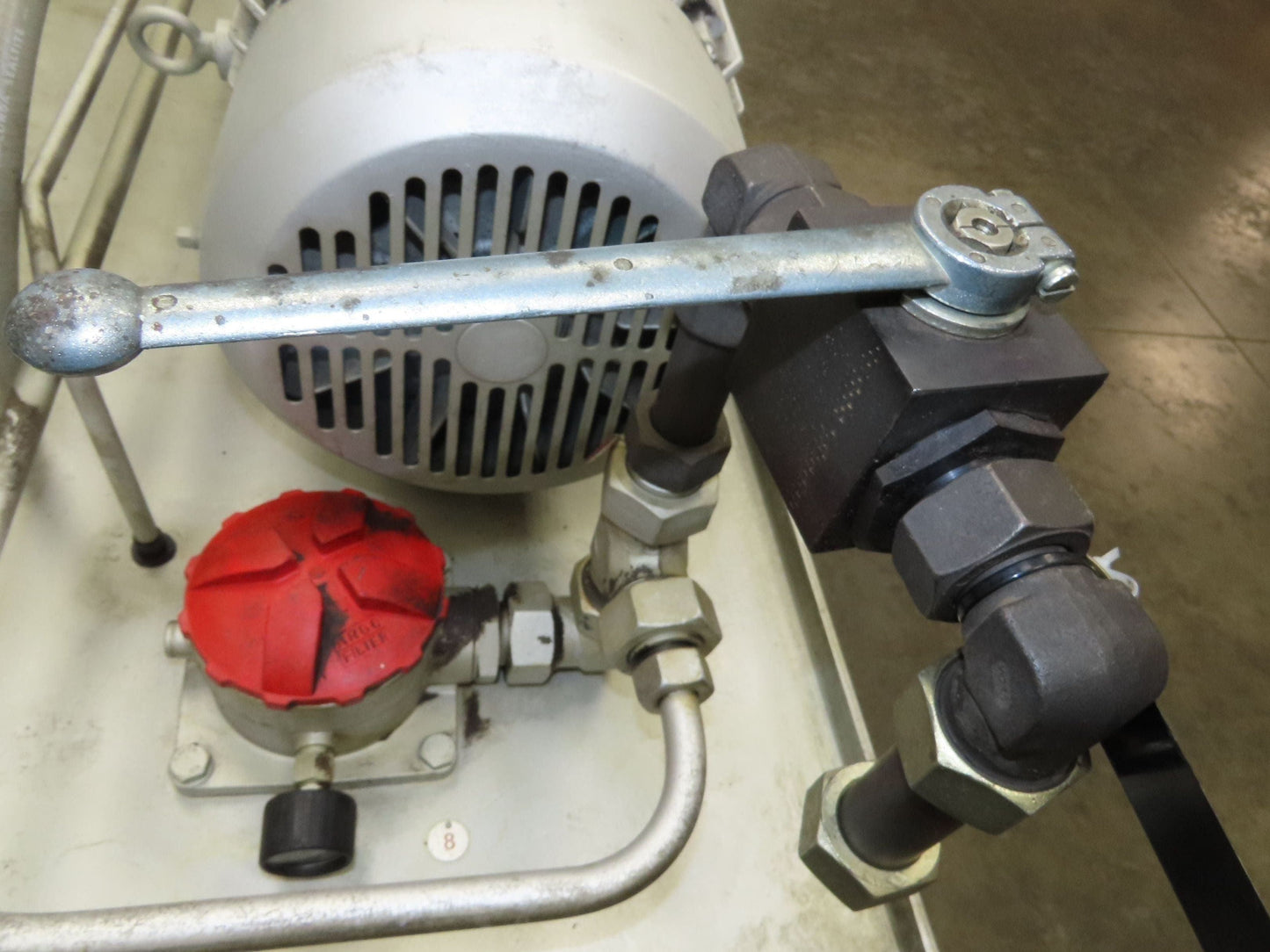 Herion Hydraulic Power Unit 10Hp 120 Gal 4500 PSI Denison Pump PV6-2R1B-C02