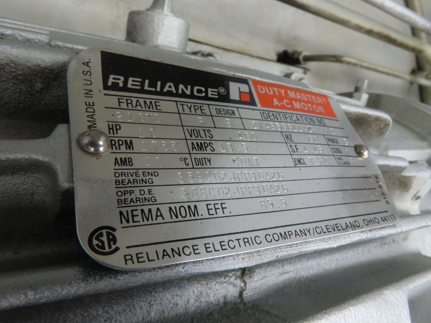 Herion Hydraulic Power Unit 10Hp 120 Gal 4500 PSI Denison Pump PV6-2R1B-C02