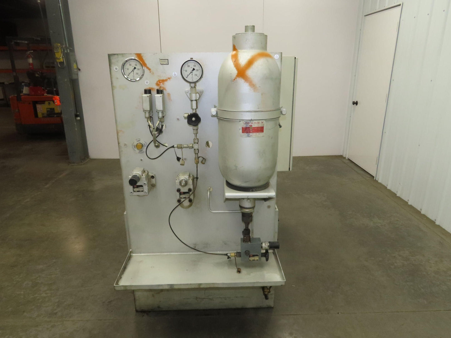 Herion Hydraulic Power Unit 10Hp 120 Gal 4500 PSI Denison Pump PV6-2R1B-C02