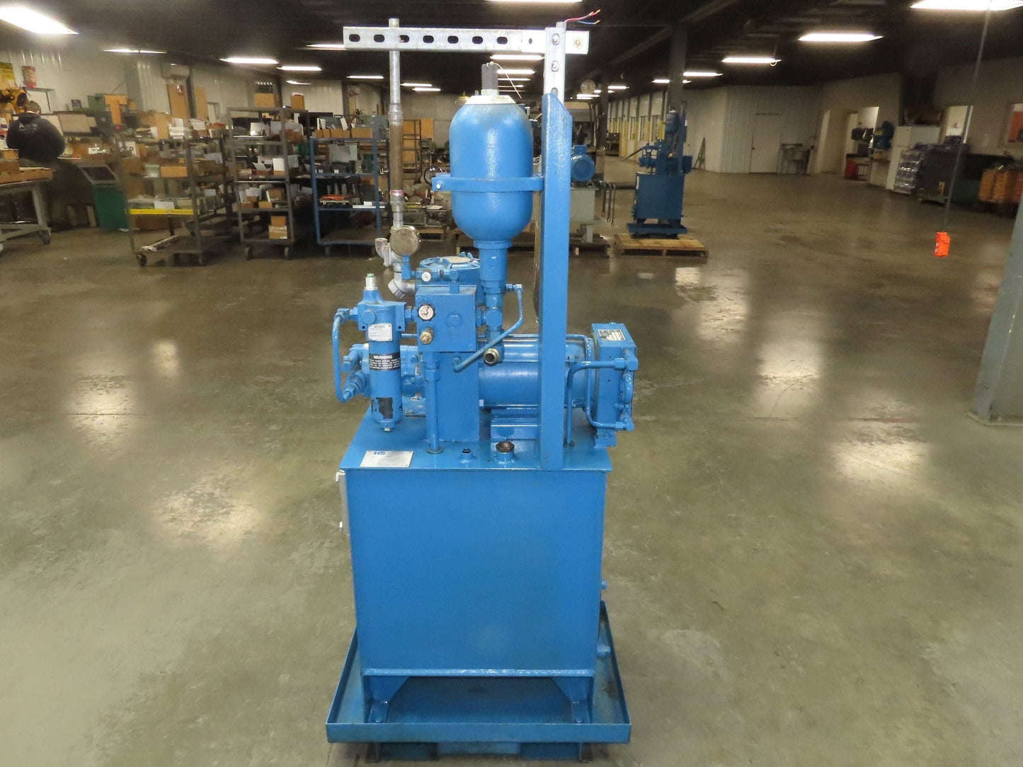 Vickers PVQ10 Hydraulic Power Unit 30 Gal 5 GPM 3000 PSI 2Hp 460V w/Oil Cooler