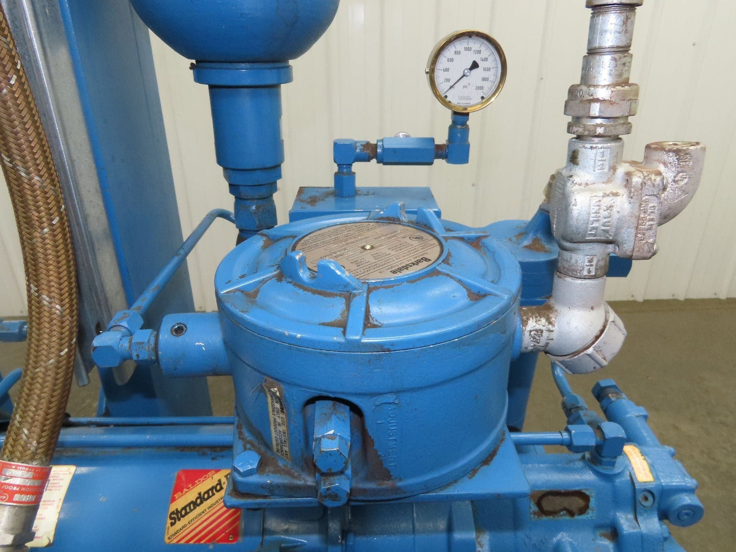 Vickers PVQ10 Hydraulic Power Unit 30 Gal 5 GPM 3000 PSI 2Hp 460V w/Oil Cooler