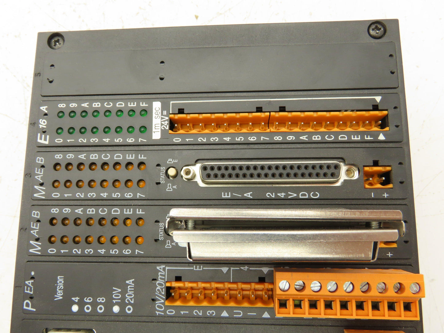 B&R MCGE232-022 PLC Mini Control 6-Slot 24VDC with CPU Memory Module ECEE32-0