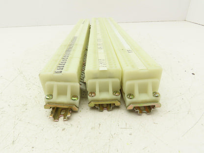 Allen Bradley 1492 Style H 22mm DIN Rail White Terminal Block 18" Lot of 205