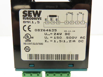 Sew Eurodrive 08264635 One-Way Brake Rectifier Module 24V