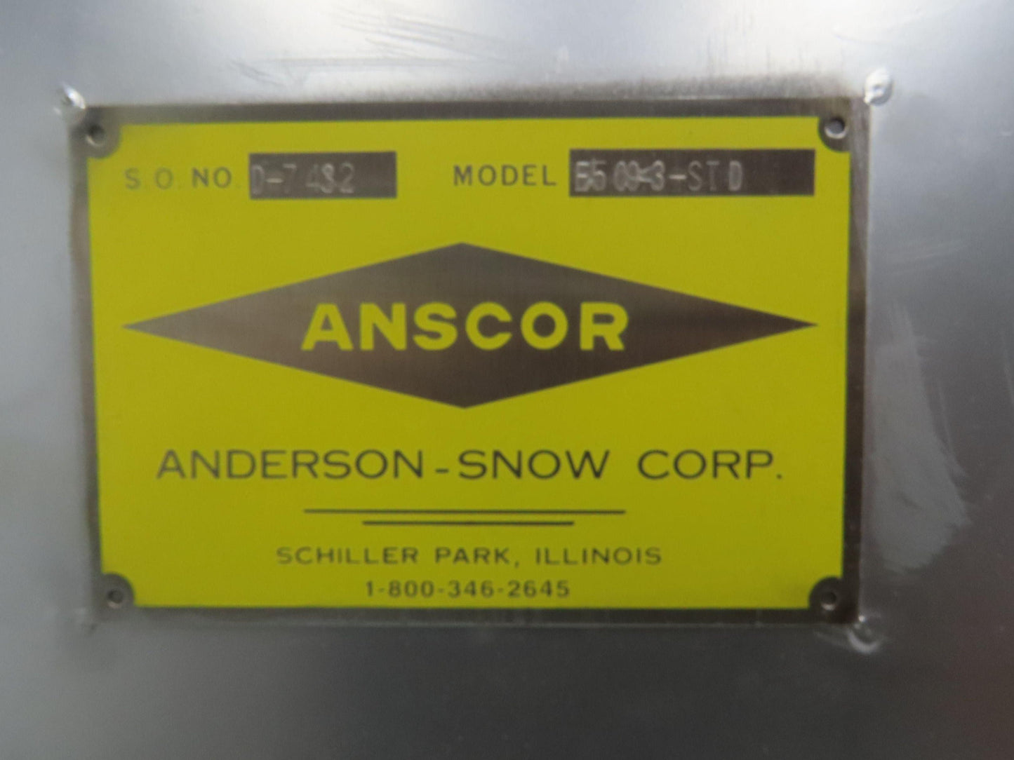Anscor E5093-STD Heat Exchanger Radiator 32x16" Single Pass 1 X 1-1/2" Ports