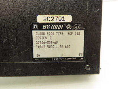 Square D 8020-SCP-312 Sy/Max Processor Model 300 Series G 5VDC 1.5A