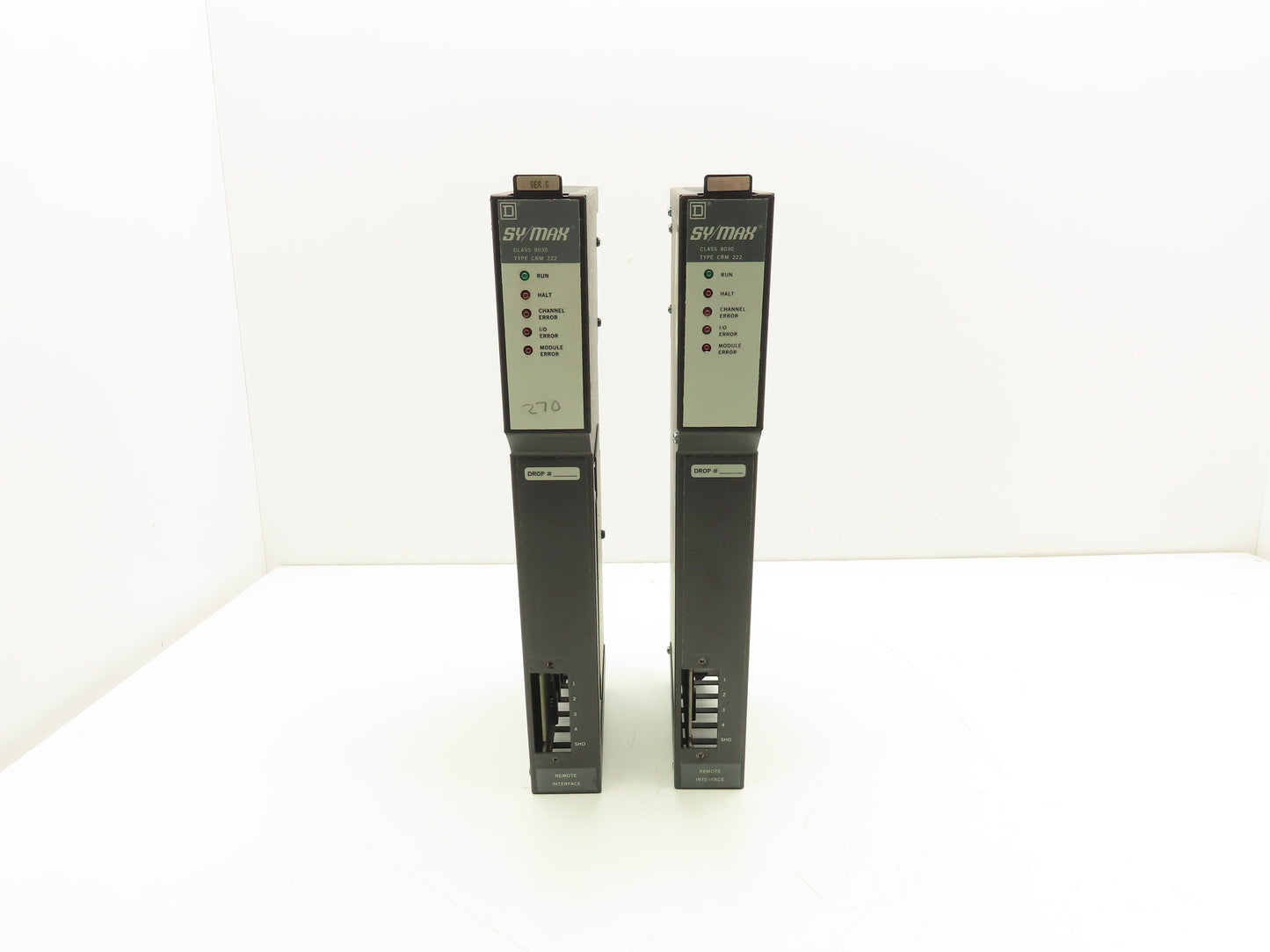 Square D 8030-CRM222 Sy/Max Remote Interface Module Series G 5VDC 1A Lot Of 2