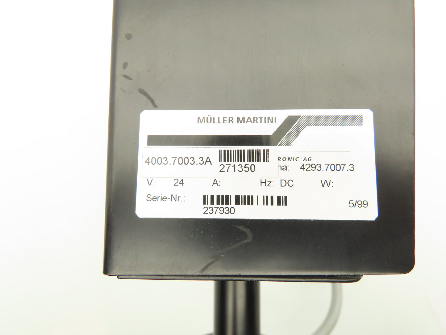 Contraves Intersys 3-Digit Counter Control Panel Meter 4" Red LED Display Screen