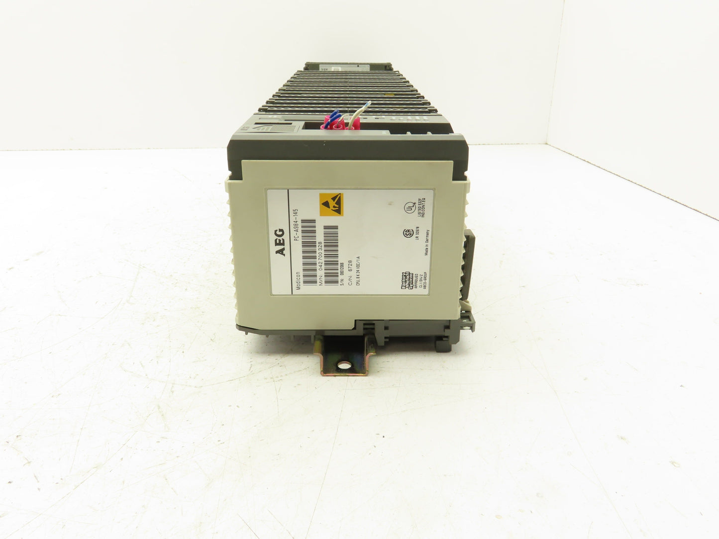 AEG/Modicon PC-A984-145 PLC CPU Processor Module 24VDC 14 Card Rack